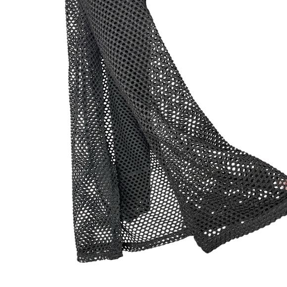 Black Fishnet Crop Top & Pants - Picture 13 of 14